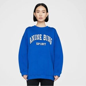 Anine Bing Sport Tyler Sweatshirt in Electric Blue